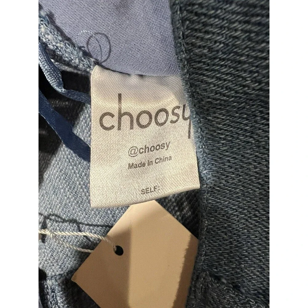 NWT Choosy Blue Bermuda Pull On Cotton Shorts Size 4